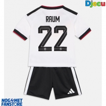 Njemačka David Raum #22 Domaci Dres za djecu SP 2026 Kratak Rukav (+ Kratke hlače)